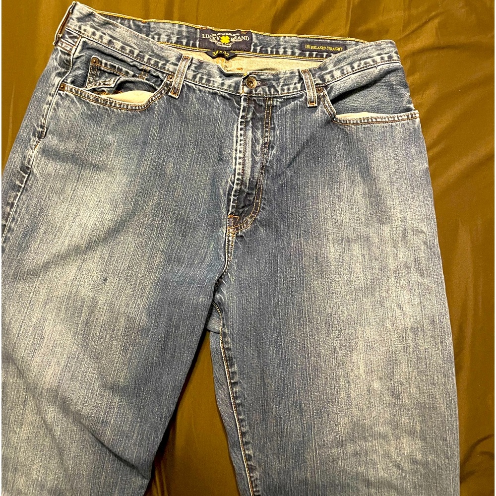 38 x 32 lucky brand jeans